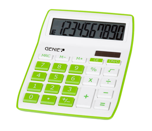 EAN 4015468122665 - Genie 840 G calculadora Escritorio Pantalla de calculadora Verde, Blanco imagen 1