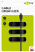 EAN 4040849706851 - Goobay 70685 organizador de cables Escritorio/pared Clip para cable Negro 3 pieza(s) imagen 6