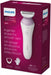 EAN 8710103998143 - Philips 6000 series BRL136/00 maquinilla de afeitar para mujer 1 cabezal(es) Recortadora Rosa, Blanco imagen 4
