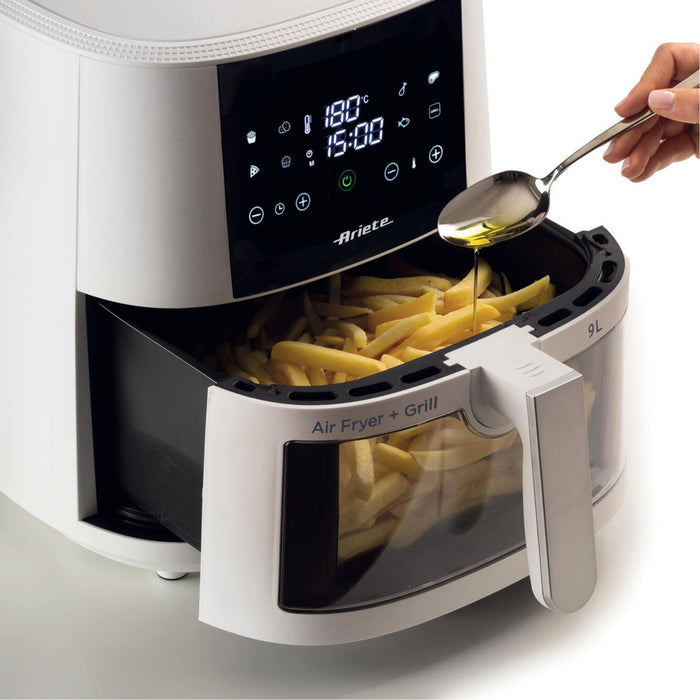 EAN 8003705122727 - Ariete 4630/03 Sencillo 9 L 1500 W Freidora de aire caliente Blanco imagen 3
