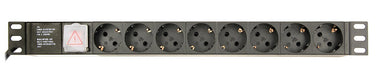EAN 8716309117364 - Gembird EG-PDU-014 unidad de distribución de energía (PDU) 8 salidas AC 1U Negro imagen 3