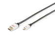 EAN 4054007844897 - Ednet 84489 cable HDMI 2 m HDMI tipo D (Micro) HDMI tipo A (Estándar) Negro, Plata imagen 1