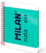EAN 8411574109921 - Milan 57053E80GR cuaderno y block A5 80 hojas Verde, Blanco imagen 1