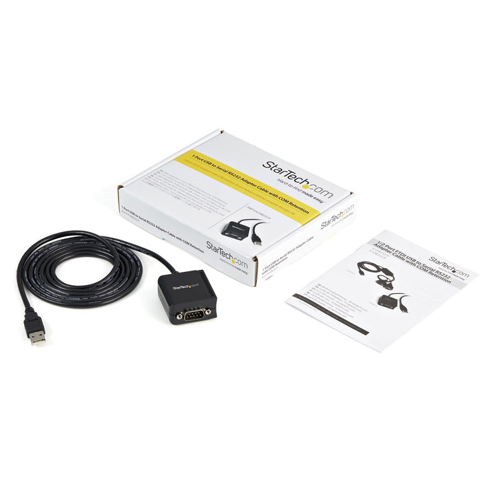 EAN 0065030843485 - StarTech.com ICUSB2321F cambiador de género para cable DB-9 USB 2.0 A Negro imagen 5