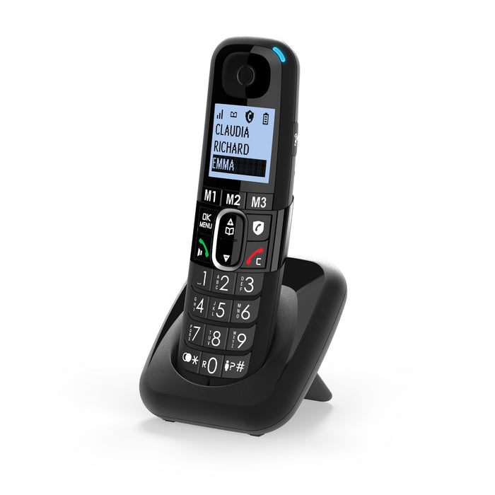 EAN 3700601423334 - amplicomms BigTel 1502 Teléfono DECT Identificador de llamadas Negro imagen 4