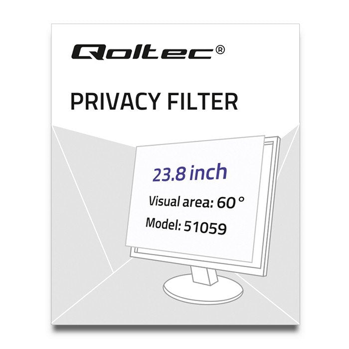 EAN 5901878510590 - Qoltec 51059 filtro para monitor 60,5 cm (23.8") imagen 2