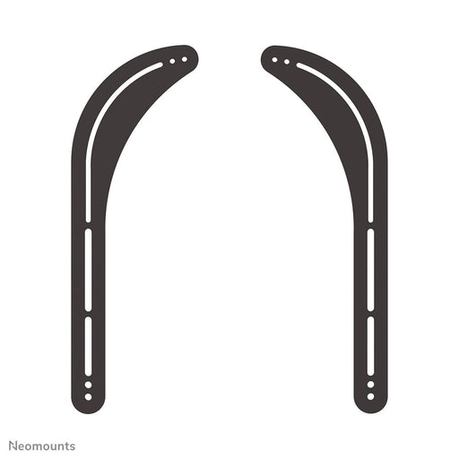 EAN 8717371445119 - Neomounts NM-USP100BLACK soporte de altavoz Soporte para TV Acero Negro imagen 2