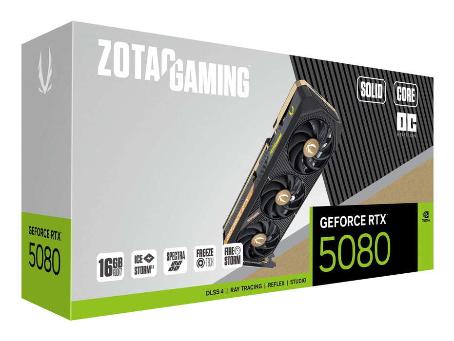 EAN 8886307700568 - Zotac GAMING GeForce RTX 5080 SOLID CORE OC NVIDIA 16 GB GDDR7 imagen 6