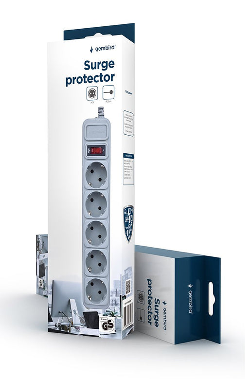 EAN 8716309064033 - Gembird SPG3-B-15C base múltiple 4,5 m 5 salidas AC imagen 2