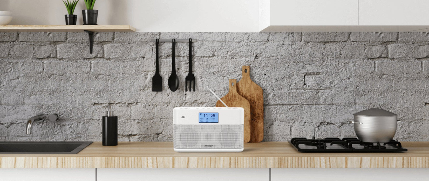 EAN 19048230805 - Kenwood CR-ST100S-B radio Internet Digital Negro imagen 14