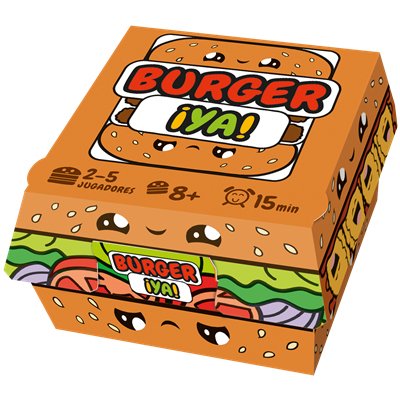 EAN 3558380102885 - Asmodee Burger ¡Ya! Burger ¡Ya! 15 min Juego De Cartas Intercambio de cartas imagen 1