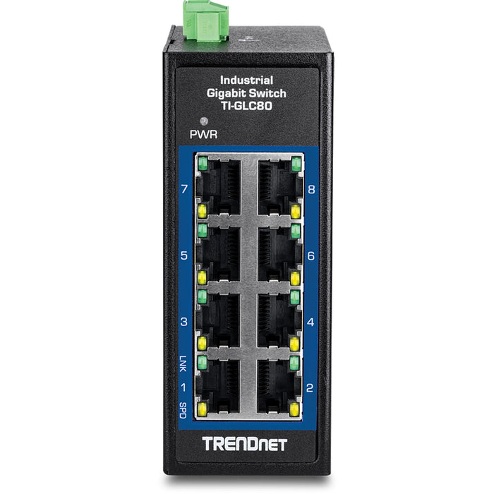 EAN 710931162837 - Trendnet TI-GLC80 switch No administrado Gigabit Ethernet (10/100/1000) Negro imagen 2