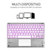 EAN 8436586740603 - SUBBLIM TECLADO SMART BACKLIT TOUCHPAD BLUETOOTH SILVER QWERTY Español Plata, Blanco imagen 2