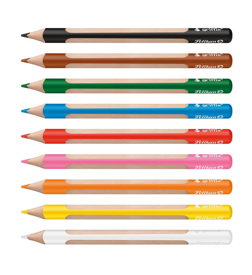 EAN 4012700700858 - Pelikan 700856 lápiz de color Negro, Azul, Marrón, Verde, Naranja, Rosa, Rojo, Blanco, Amarillo 9 pieza(s imagen 2