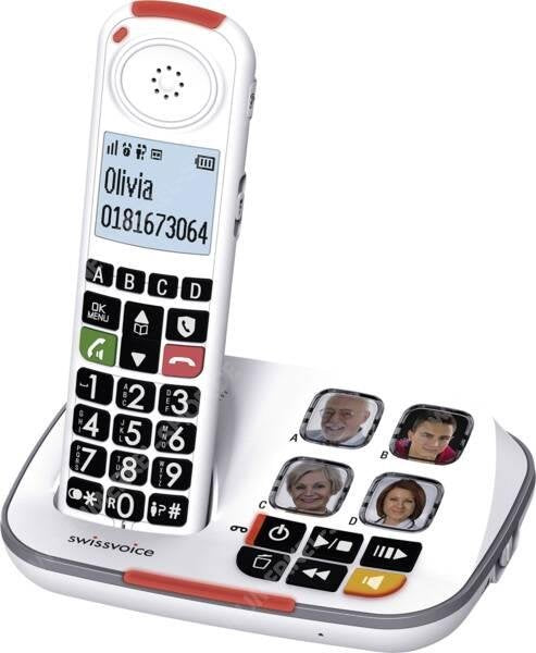EAN 3700601428339 - SwissVoice Xtra 2355 Teléfono DECT Identificador de llamadas Blanco imagen 1