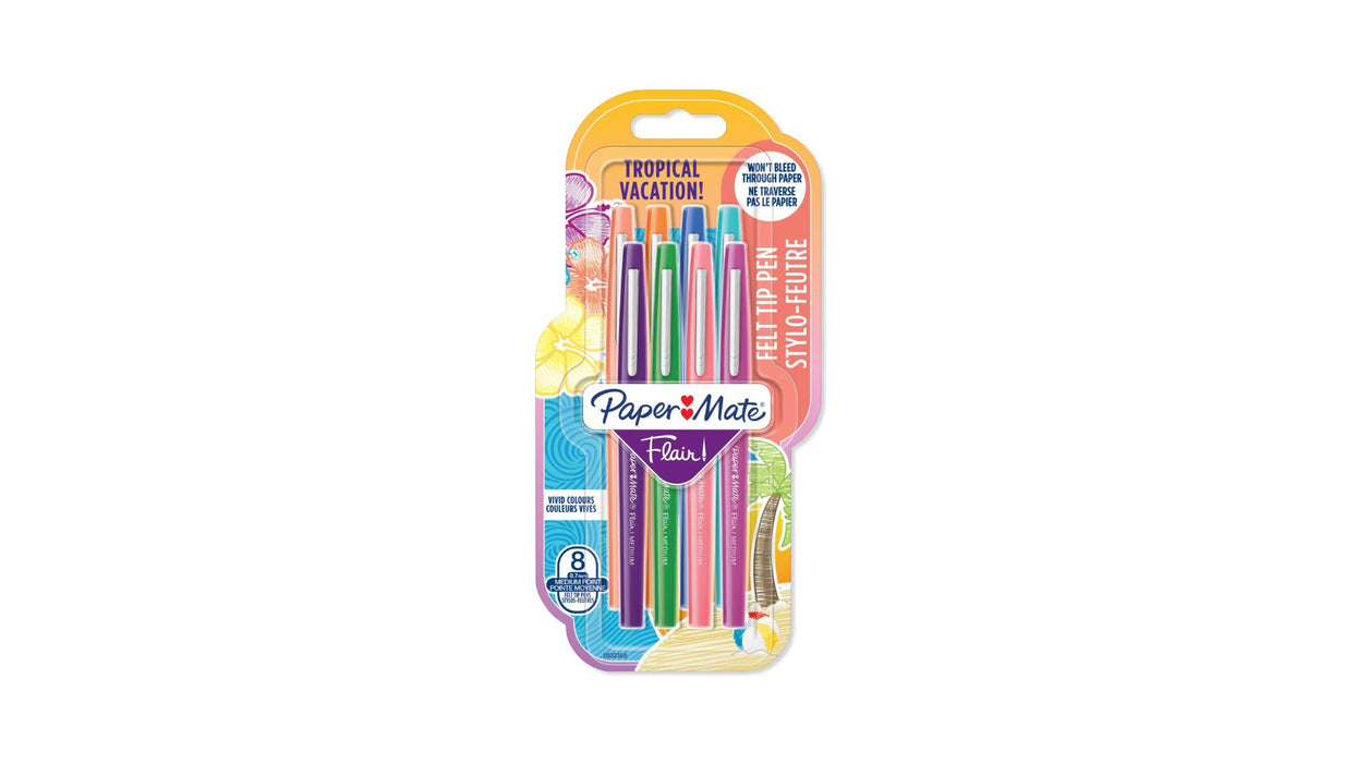 EAN 3026980323684 - Papermate Flair rotulador Medio Multicolor 8 pieza(s) imagen 1