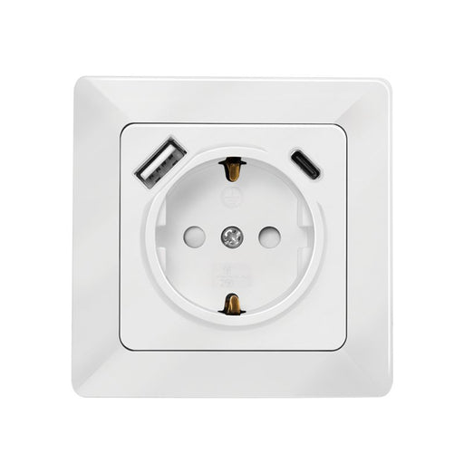 EAN 4052792061369 - LogiLink PA0253 toma de corriente CEE 7/3 + USB Blanco imagen 2