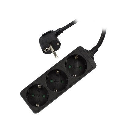 EAN 8054392612541 - Ewent EW3959 base múltiple 1,5 m 3 salidas AC Interior Negro imagen 2