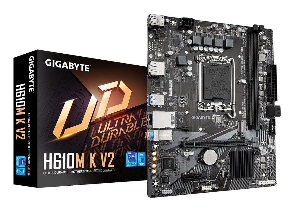 EAN 4719331860134 - GIGABYTE H610M K V2 placa base Intel H610 LGA 1700 micro ATX imagen 1