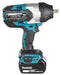 EAN 0197050001009 - Makita DTW1004Z atornilladora de impacto con batería 1/2" 2200 RPM 1050 Nm Negro, Turquesa 18 V imagen 6