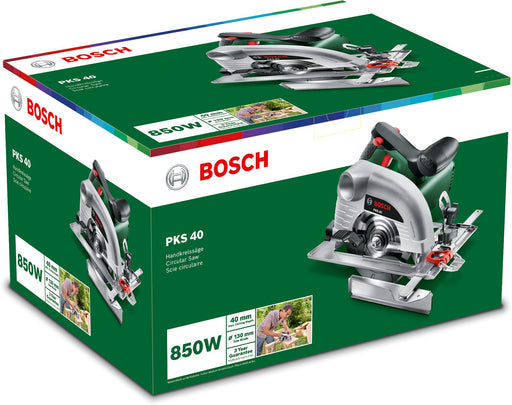 EAN 3165140805506 - Bosch PKS 40 13 cm Verde, Plata 5300 RPM 850 W imagen 2