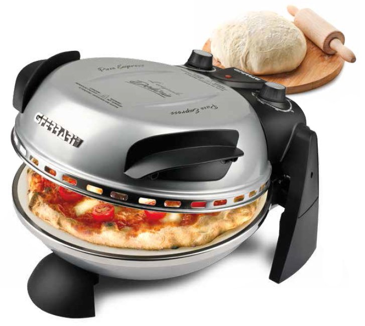 EAN 8056095874868 - G3 Ferrari Delizia fabricante de pizza y hornos 1 Pizza(s) 1200 W Negro, Plata imagen 2