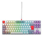 EAN 7340086914567 - CHERRY K4V2 TKL teclado Juego USB QWERTZ Alemán Gris, Gris claro, Rojo imagen 1