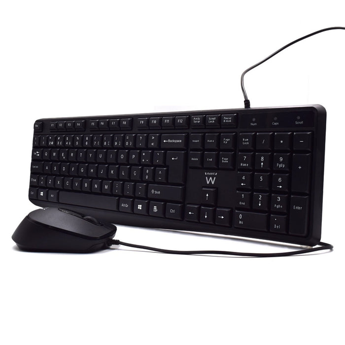 EAN 8052101430370 - Ewent EW3007 teclado Ratón incluido Oficina USB QWERTY Portugués Negro imagen 2