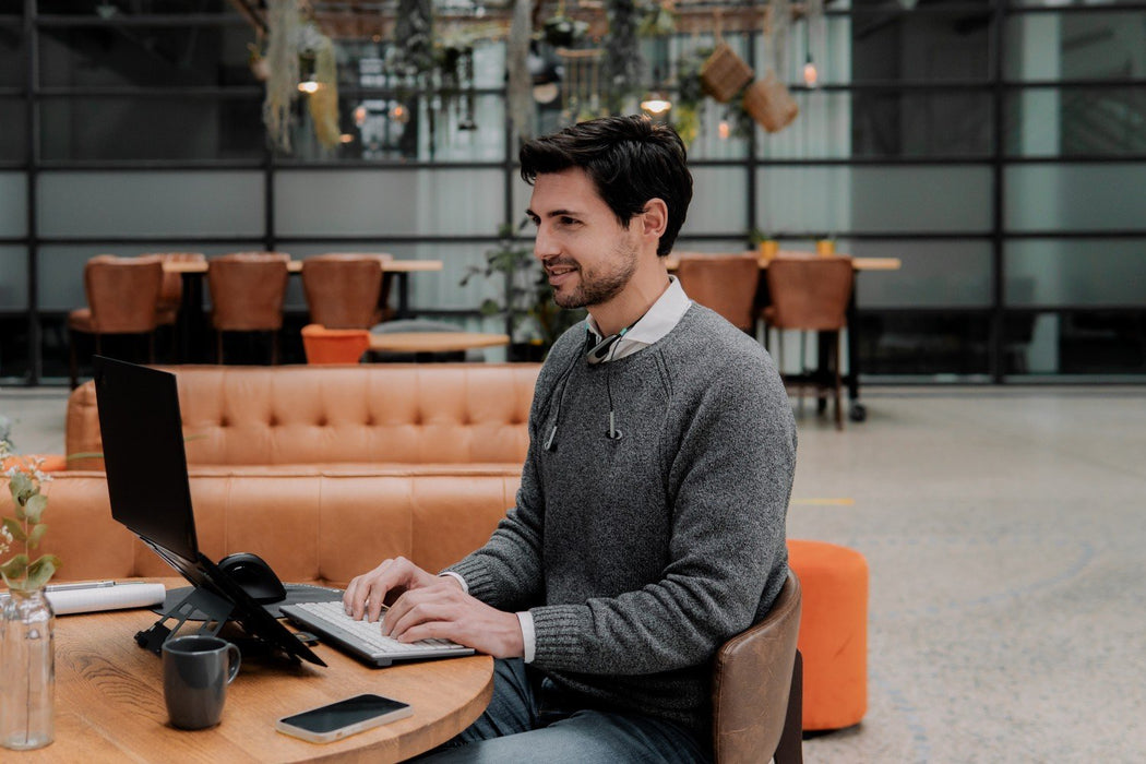 EAN 8719274676584 - BakkerElkhuizen UltraStand Universal Soporte para ordenador portátil Negro, Gris Oscuro 39,6 cm (15.6") imagen 5