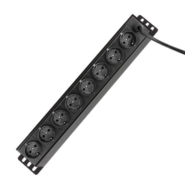 EAN 4052792070361 - LogiLink PDU8D01 limitador de tensión Negro 8 salidas AC 230 V 2 m imagen 3
