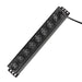 EAN 4052792070361 - LogiLink PDU8D01 limitador de tensión Negro 8 salidas AC 230 V 2 m imagen 3