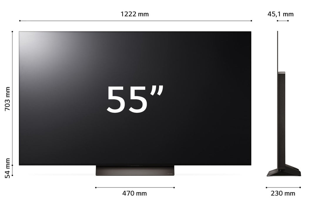 EAN 8806096268032 - LG OLED55C43LA Televisor 139,7 cm (55") 4K Ultra HD Smart TV Wifi Negro imagen 3