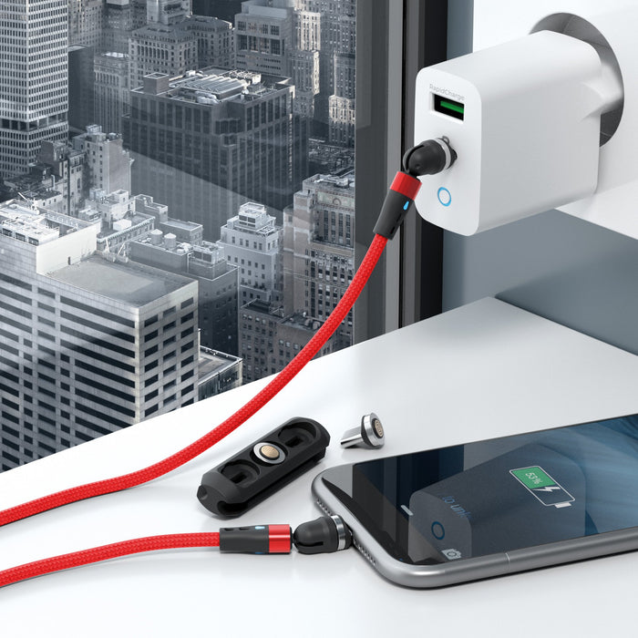 EAN 4040895011701 - RealPower MagneticCharge2 cable USB 1 m Rojo imagen 5