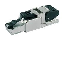 EAN 4018359428327 - Telegärtner J00026A2002 conector RJ45 Negro, Acero inoxidable imagen 1
