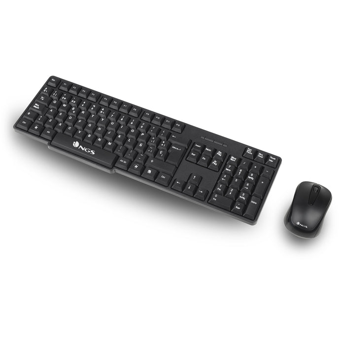 EAN 8435430620825 - NGS EUPHORIA KIT teclado Ratón incluido Universal RF inalámbrico QWERTY Inglés Negro imagen 3