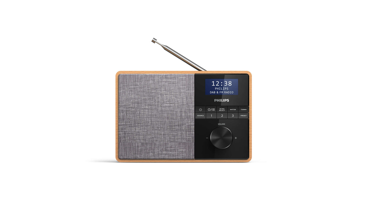 EAN 4895229108226 - Philips TAR5505/10 radio Portátil Digital Negro, Gris, Madera imagen 1