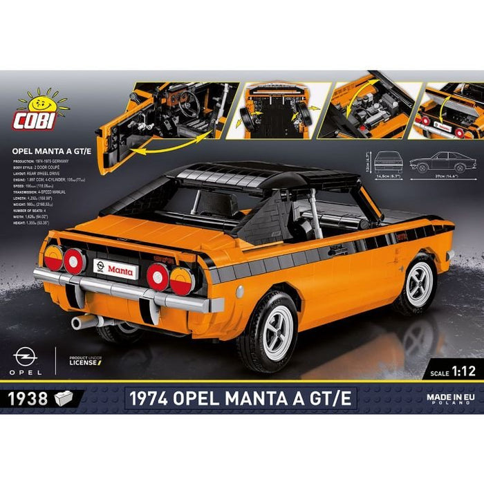 EAN 5902251243494 - COBI Opel Manta A GT/E 1974 imagen 11