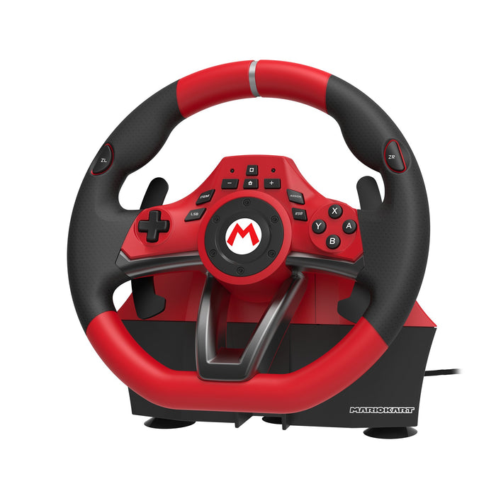 EAN 0873124008616 - Hori Mario Kart Racing Wheel Pro Deluxe Negro, Rojo USB Volante + Pedales Analógico Nintendo Switch imagen 3