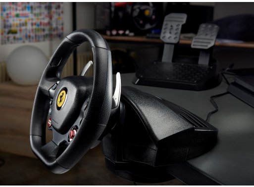 EAN 3362934110314 - Thrustmaster T80 Ferrari 488 GTB Edition Negro Volante + Pedales Digital PC, PlayStation 4, PlayStation 5 imagen 8