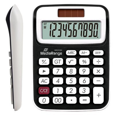 EAN 4260664872757 - MediaRange MROS190 calculadora Escritorio Calculadora básica Negro, Blanco imagen 2