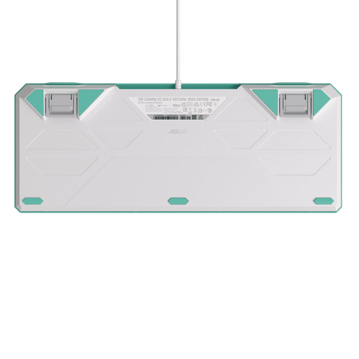 EAN 4711387923412 - ASUS TUF Gaming K3 Gen II Hatsune Miku Edition teclado Juego USB Color menta, Blanco imagen 6