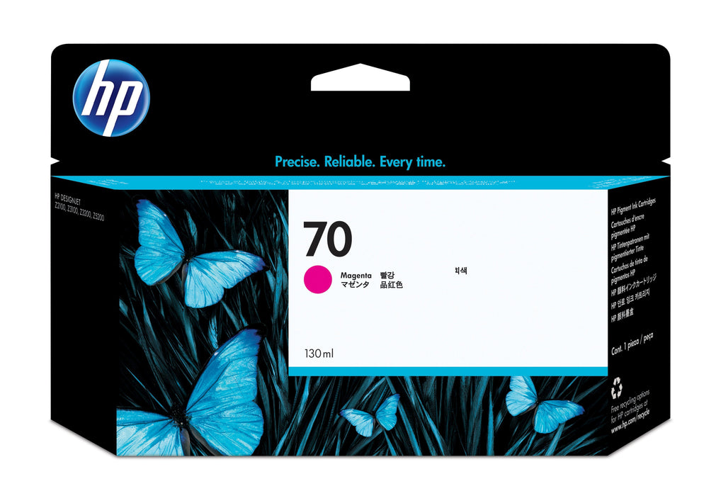 EAN 0882780528703 - HP 70 130-ml Magenta DesignJet Ink Cartridge cartucho de tinta 1 pieza(s) Original Rendimiento estándar imagen 1