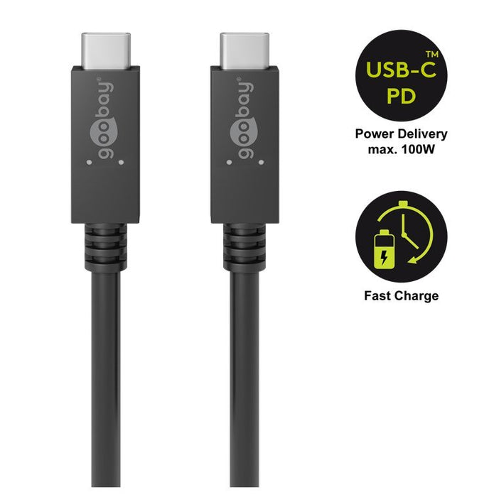 EAN 4040849492549 - Wentronic 49254 cable USB USB 3.2 Gen 2 (3.1 Gen 2) 1 m USB C Negro imagen 4