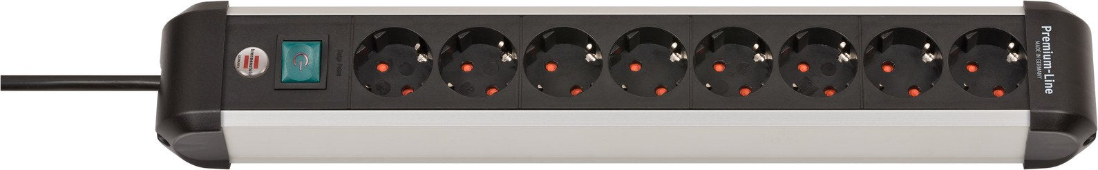 EAN 4007123677405 - Brennenstuhl 1391030800 base múltiple 3 m 8 salidas AC Interior Negro, Plata imagen 1