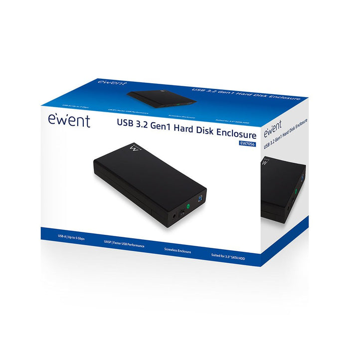 EAN 8054392610998 - Ewent EW7056 caja para disco duro externo Caja de disco duro (HDD) Negro 3.5" imagen 5