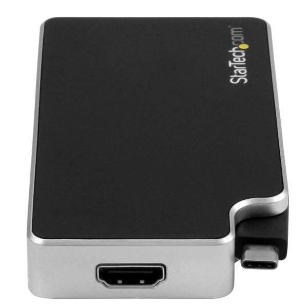 EAN 0065030864442 - StarTech.com CDPVGDVHDB Adaptador gráfico USB 3840 x 2160 Pixeles Negro, Plata imagen 5