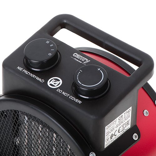EAN 5903887806473 - Camry Premium CR 7743 calefactor eléctrico Interior Rojo 2400 W Ventilador eléctrico imagen 7