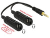EAN 4043619656837 - DeLOCK 0.19m, 3.5mm/2x3.5mm cable de audio 0,19 m 3,5mm Negro imagen 2
