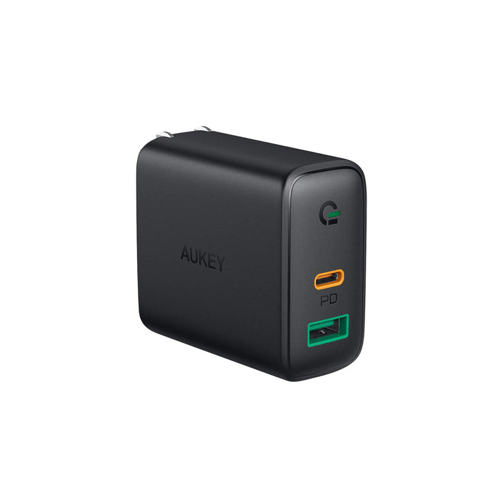 EAN 5902666661661 - AUKEY Focus Duo Universal Negro Corriente alterna Interior imagen 1