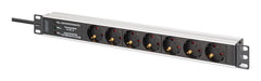 EAN 4016032501688 - Digitus DN-95441 unidad de distribución de energía (PDU) 7 salidas AC 1U Negro, Plata imagen 1